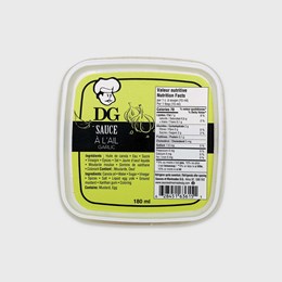 Sauce à l'ail - Sauces et marinades DG