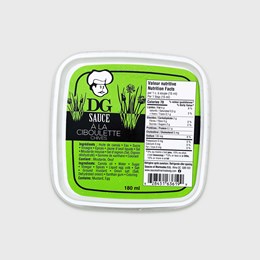 Sauce à la ciboulette - Sauces et marinades DG
