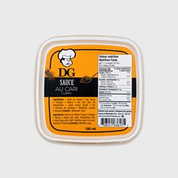 Sauce au cari - Sauces et marinades DG